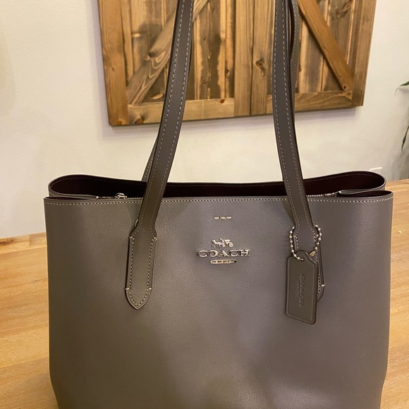 Coach Purse grey NEW - Picture 3 of 6